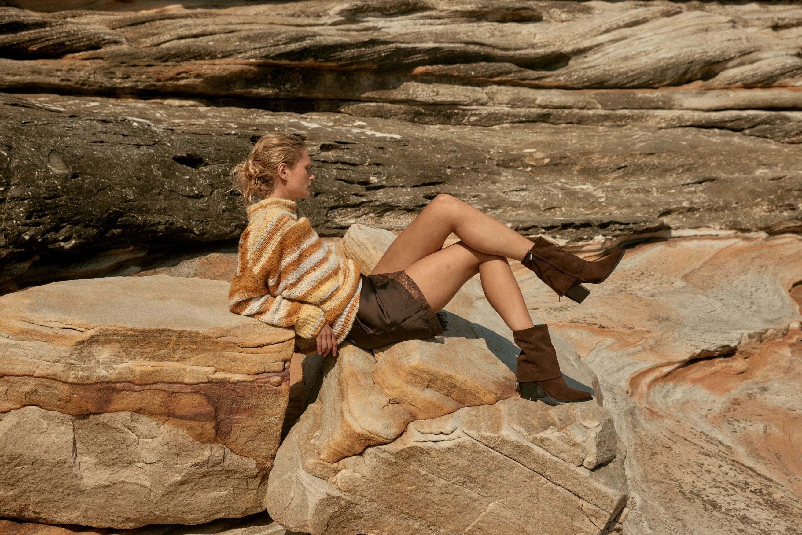 Zephyr Sweater - Marigold Multi