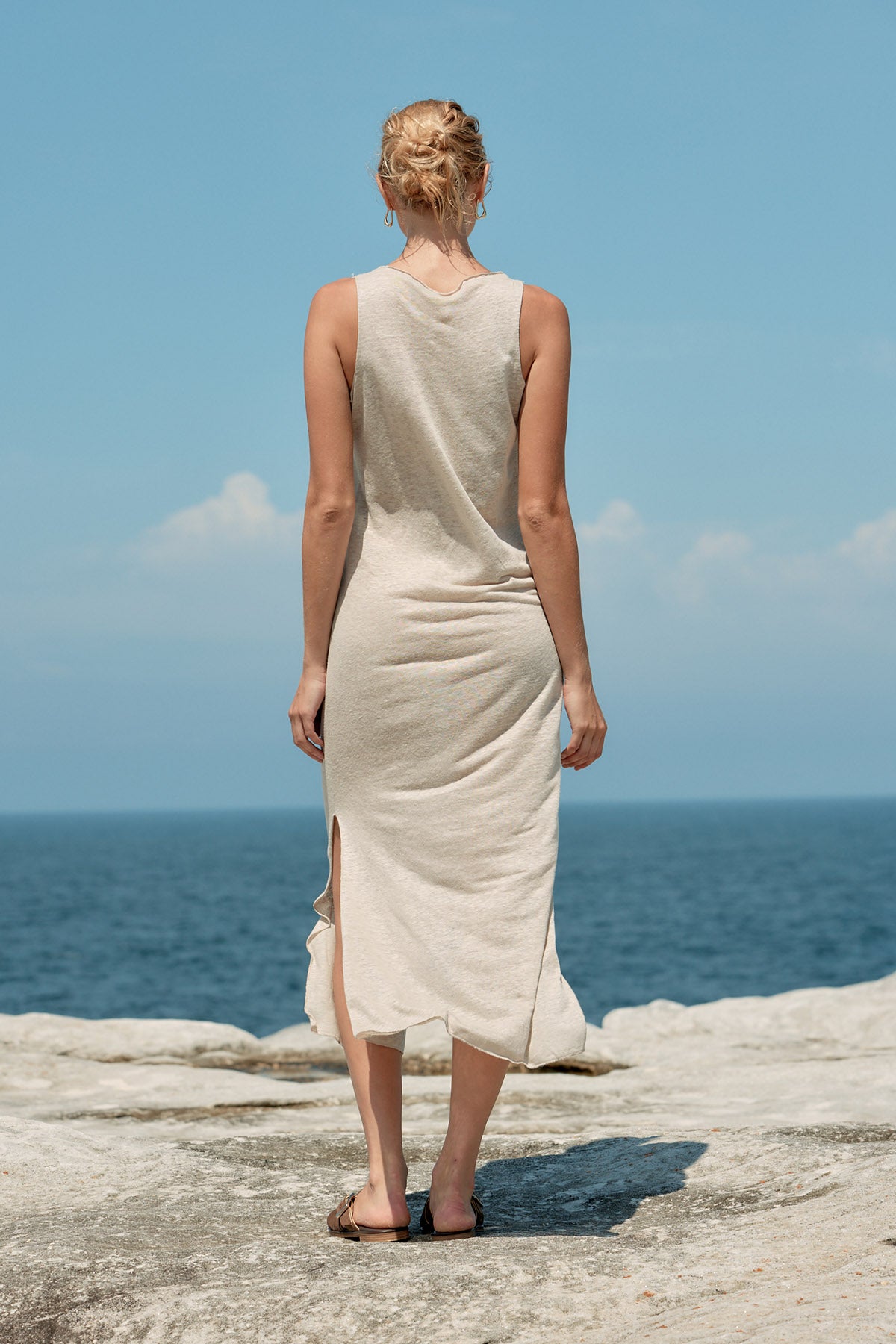 Tank Linen Dress - Natural
