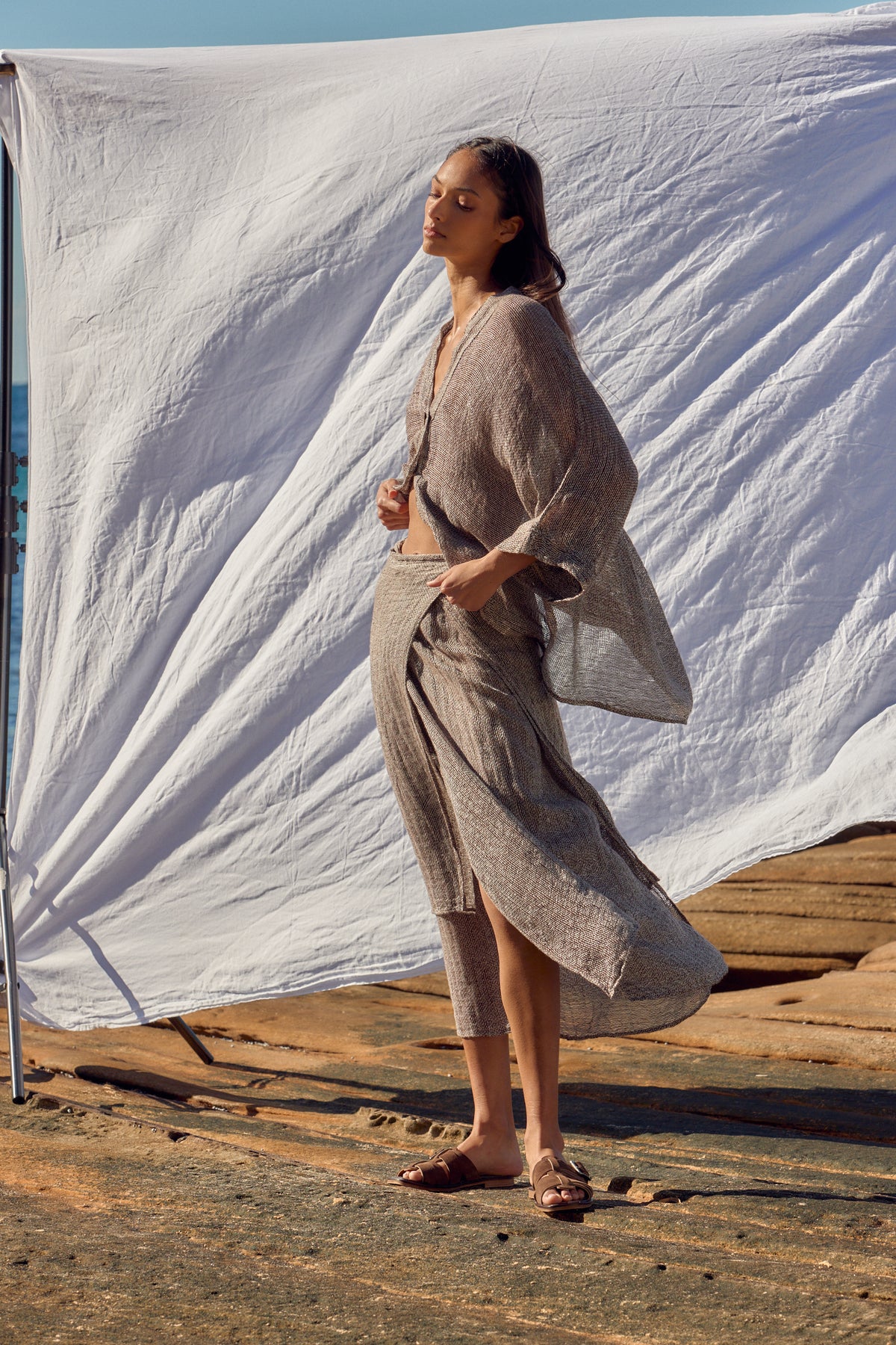 Mantle Jacket - Rete Chocolate