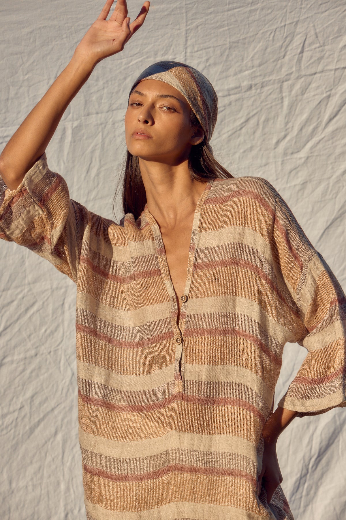 Zali Dress - Bacco Stripe