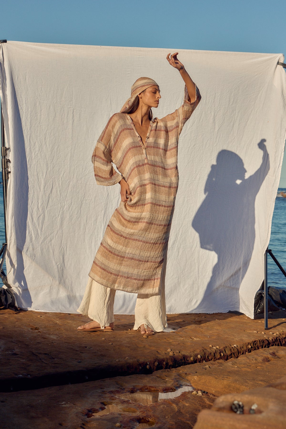 Zali Dress - Bacco Stripe