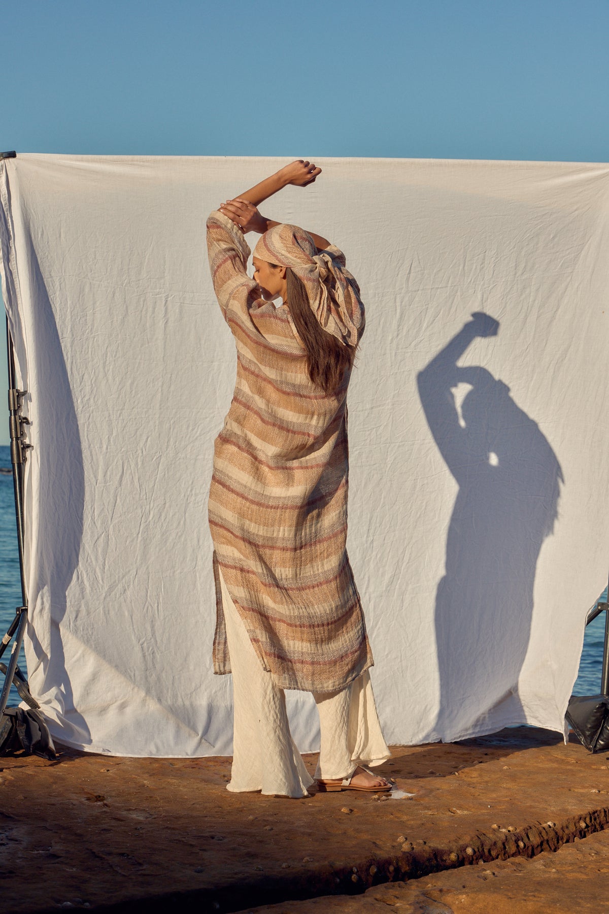Les Tropics Scarf - Bacco Stripe