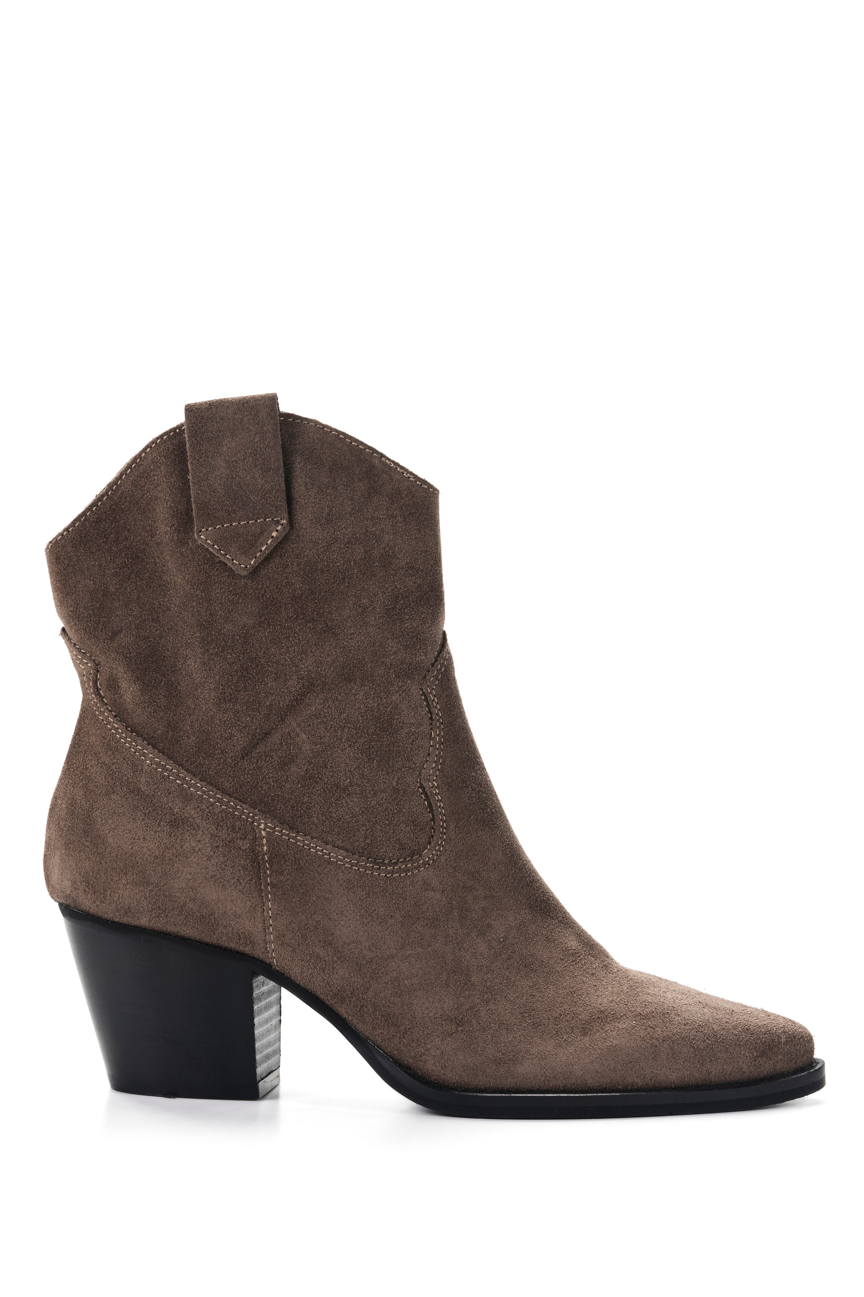 Cavalier Suede Boot - Dark Taupe