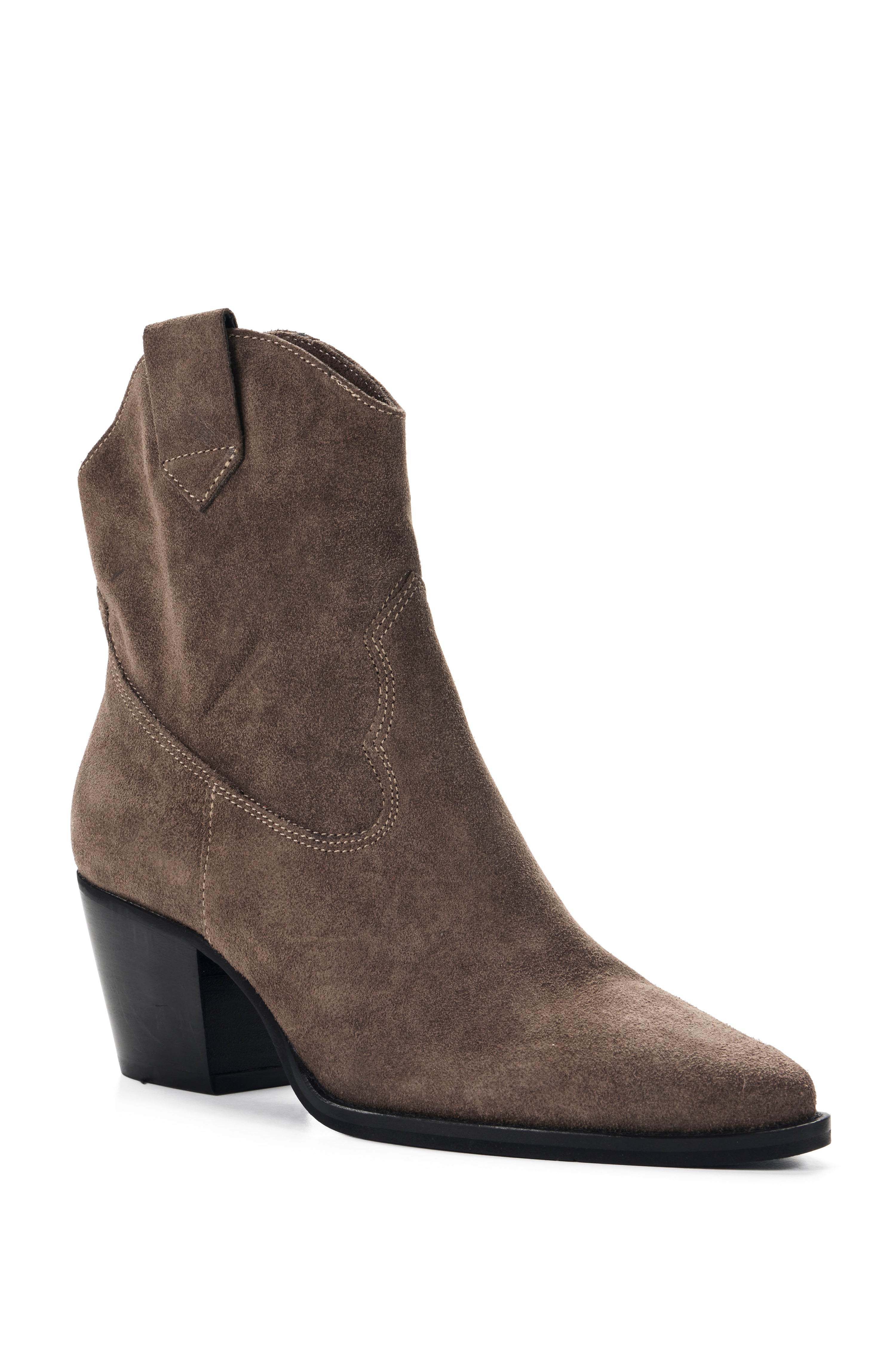 Cavalier Suede Boot - Dark Taupe