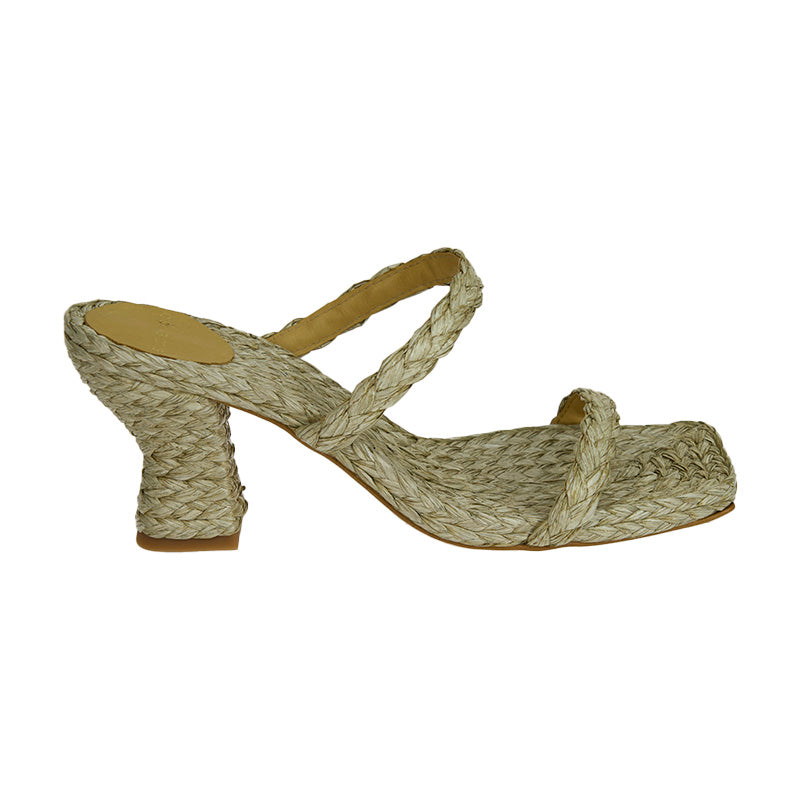 Alia Braided Heel - Natural