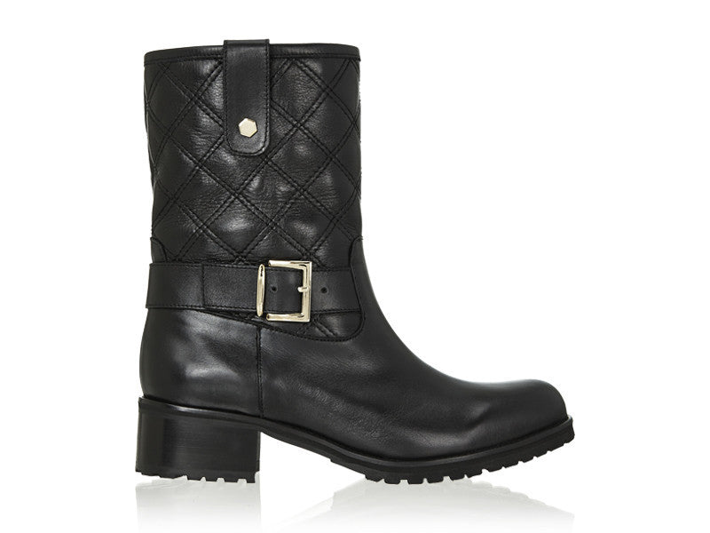 Quilted Moto Boot