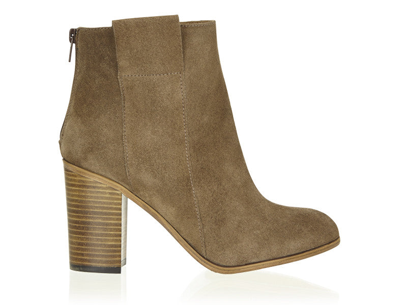 Chloe Boot Taupe Suede