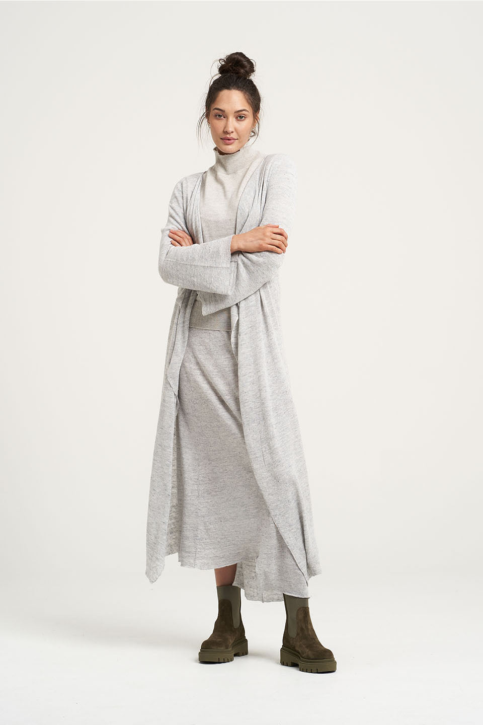 Pale grey outlet coat