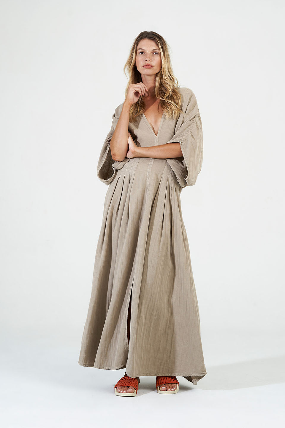 Leila Dress - Clay