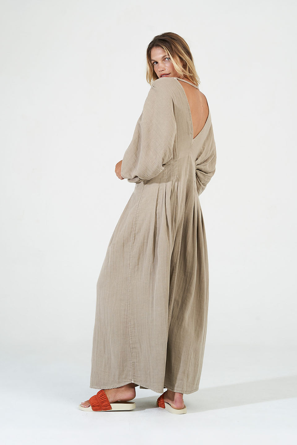 Leila Dress - Clay