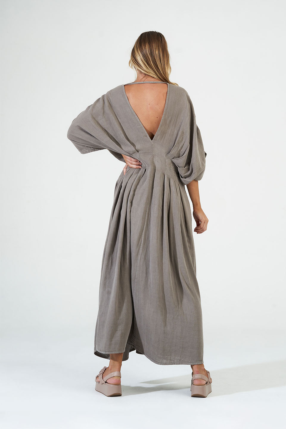 Leila Dress - Mudstone